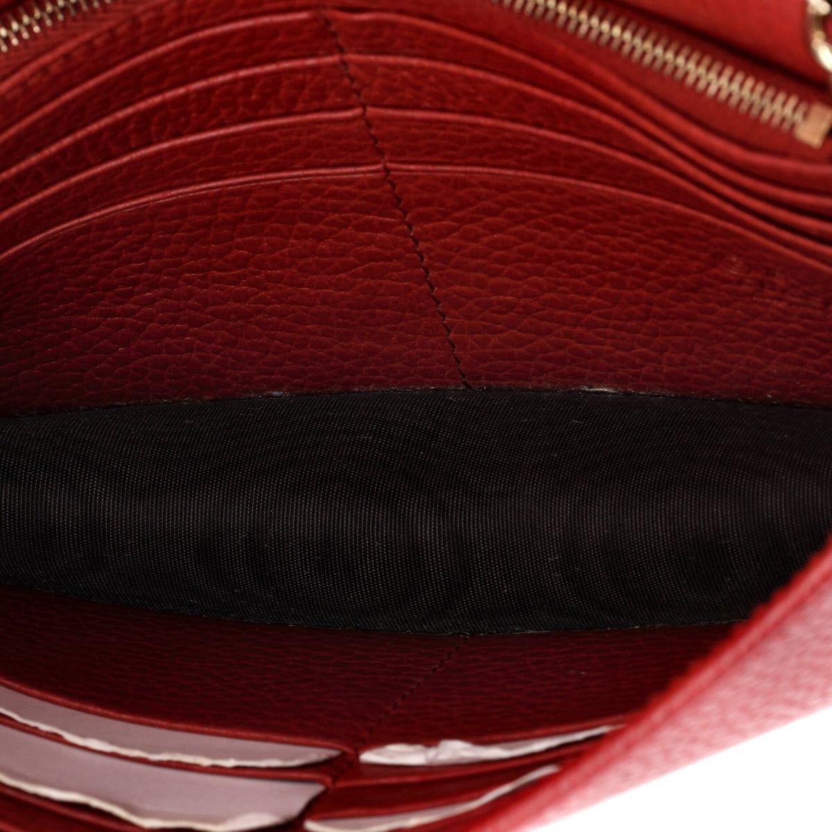 Interlocking Wallet on Chain Leather