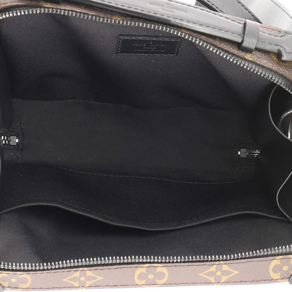 Handle Soft Trunk Bag Macassar Monogram Canvas