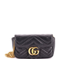 GG Marmont Flap Bag Matelasse Leather Super Mini