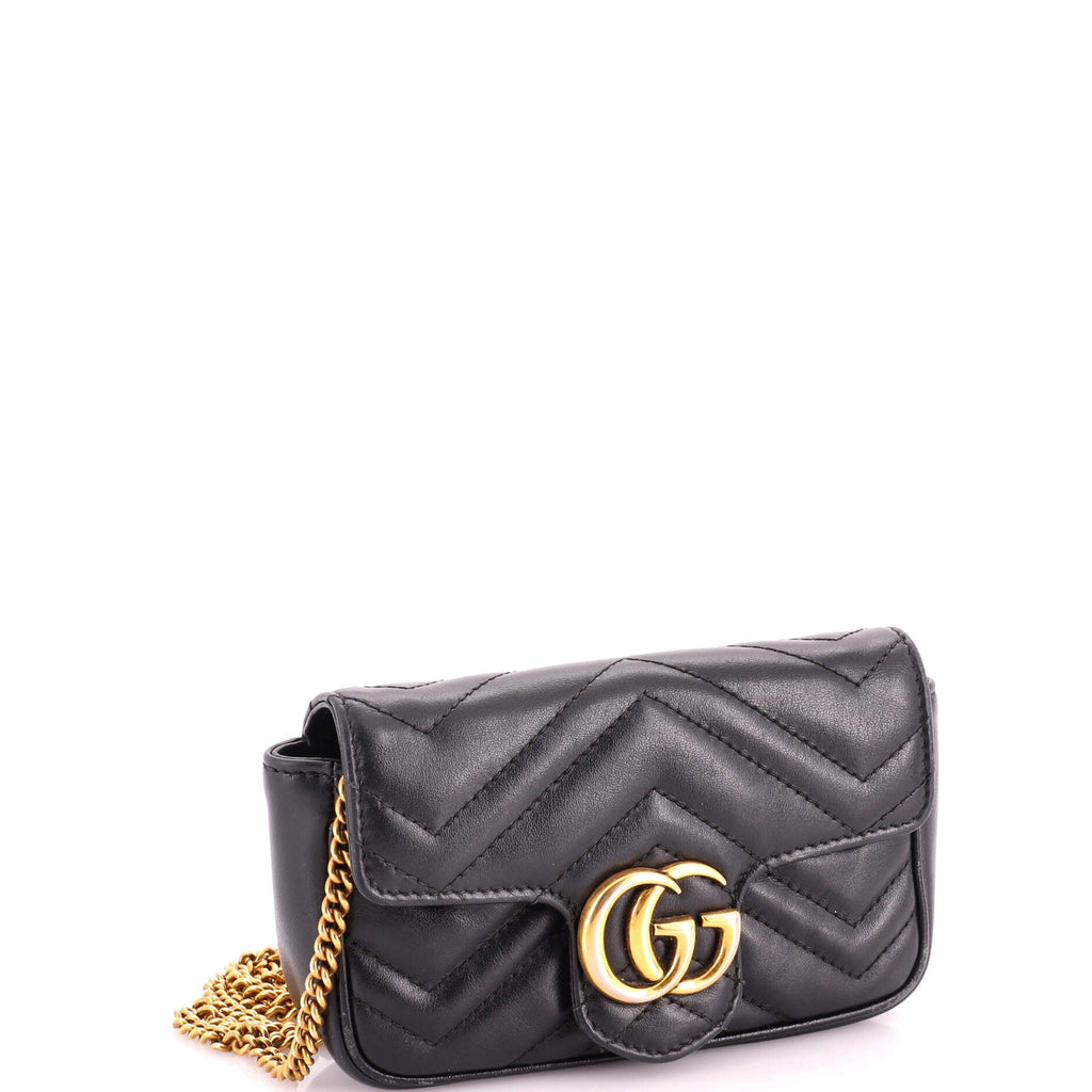 GG Marmont Flap Bag Matelasse Leather Super Mini
