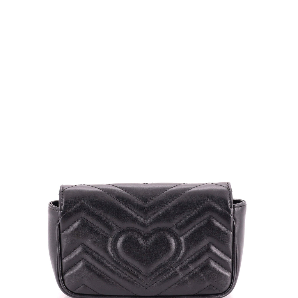 GG Marmont Flap Bag Matelasse Leather Super Mini