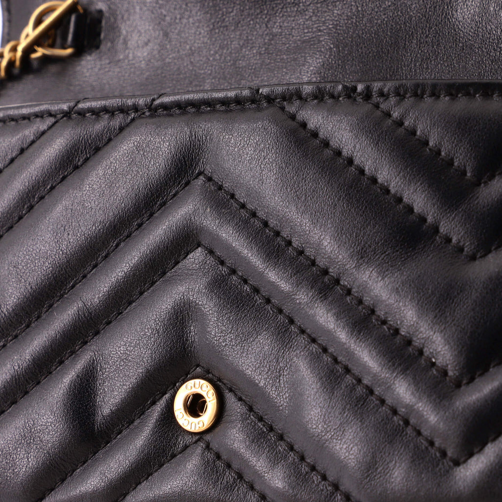 GG Marmont Flap Bag Matelasse Leather Super Mini