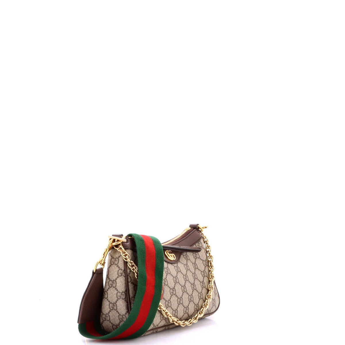 Ophidia Charm Shoulder Bag GG Coated Canvas Small