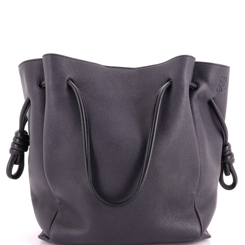 Flamenco Knot Tote Leather Large