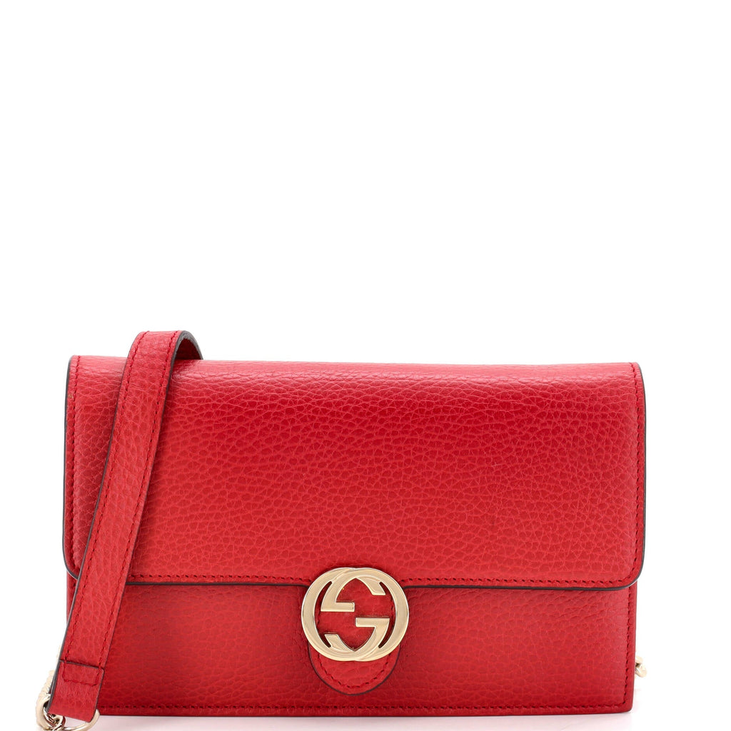 Interlocking Wallet on Chain Leather