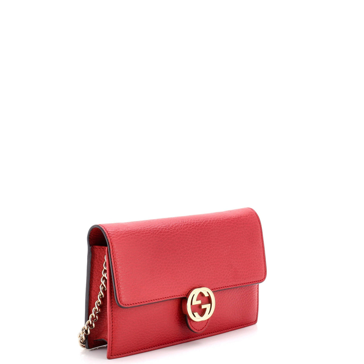 Interlocking Wallet on Chain Leather