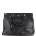 Double Zip Lux Tote Saffiano Leather XL