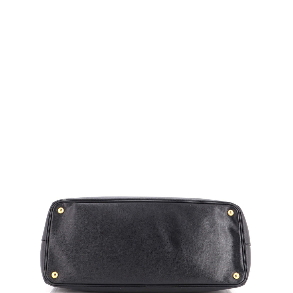 Double Zip Lux Tote Saffiano Leather XL