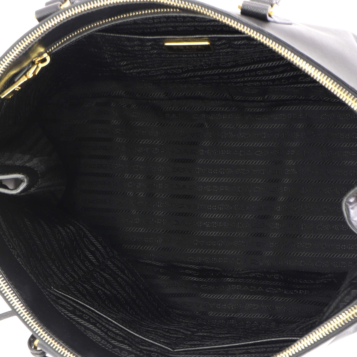 Double Zip Lux Tote Saffiano Leather XL