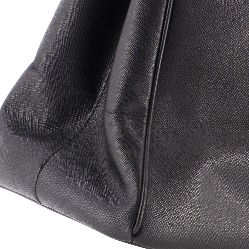 Double Zip Lux Tote Saffiano Leather XL