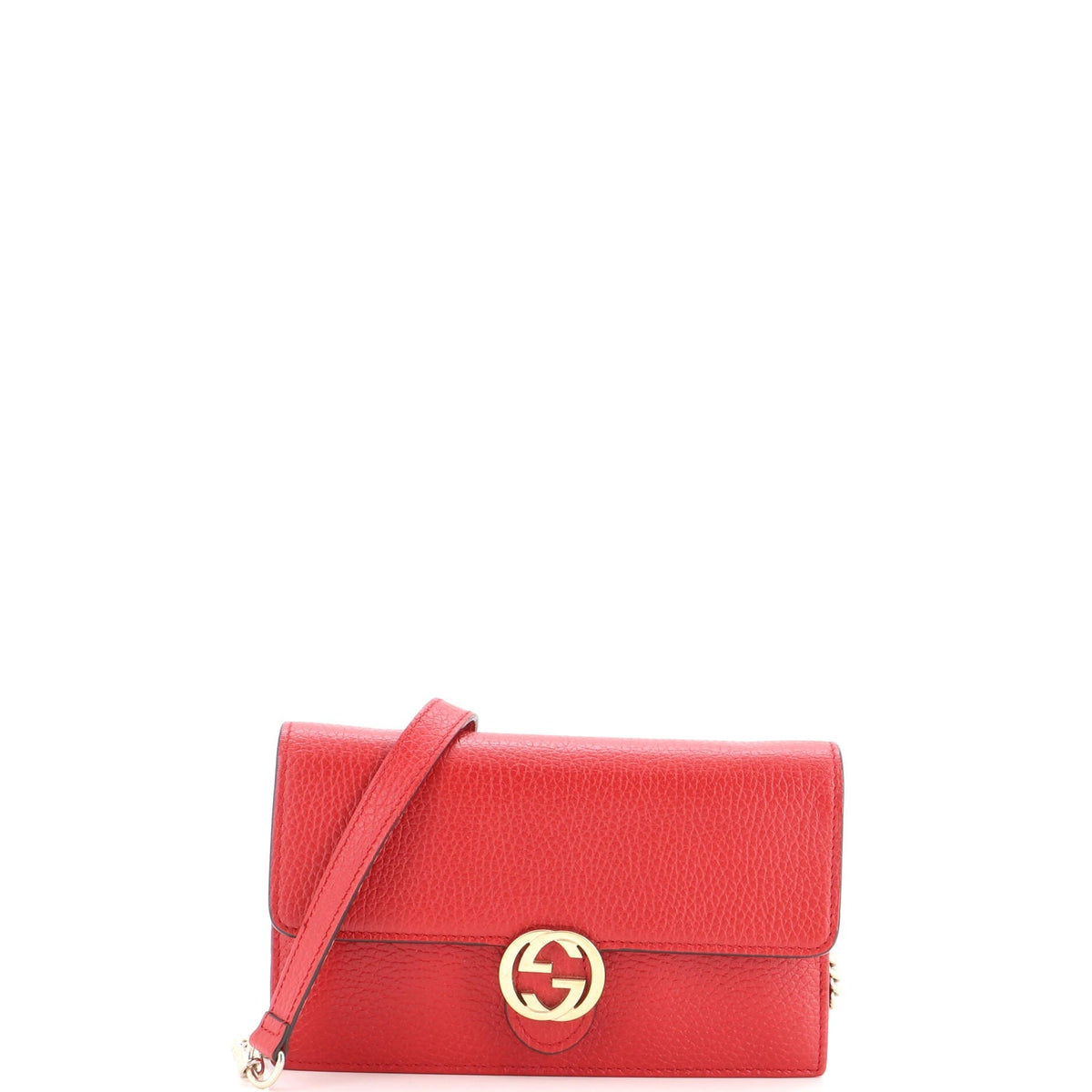 Interlocking Wallet on Chain Leather