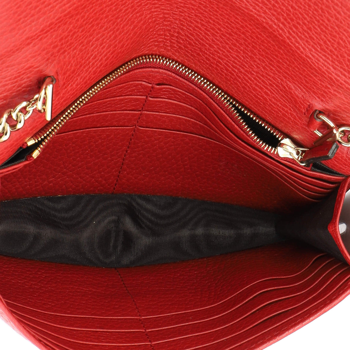Interlocking Wallet on Chain Leather