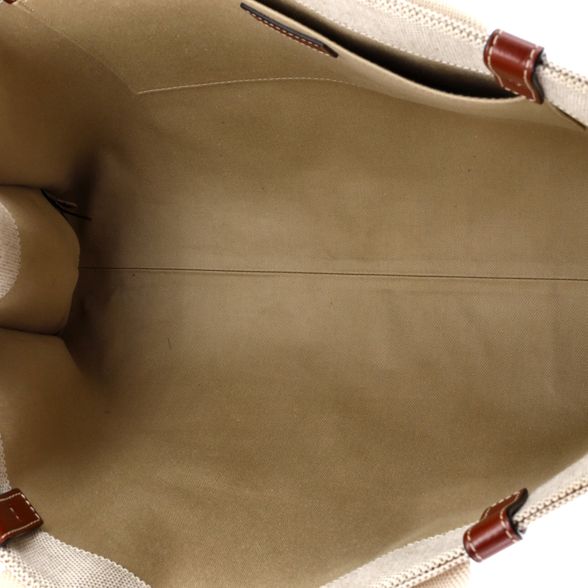 Woody Tote Canvas with Leather Large