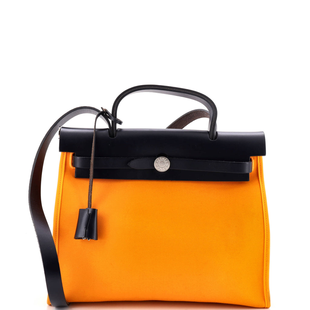 Herbag Zip Leather and Toile 31