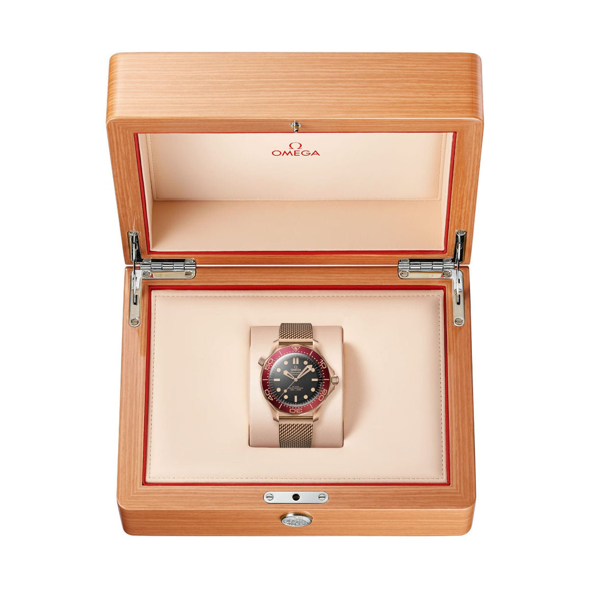 Omega Seamaster Diver 300M Bronze Gold "Ironman" on Bracelet 210.90.42.20.01.003