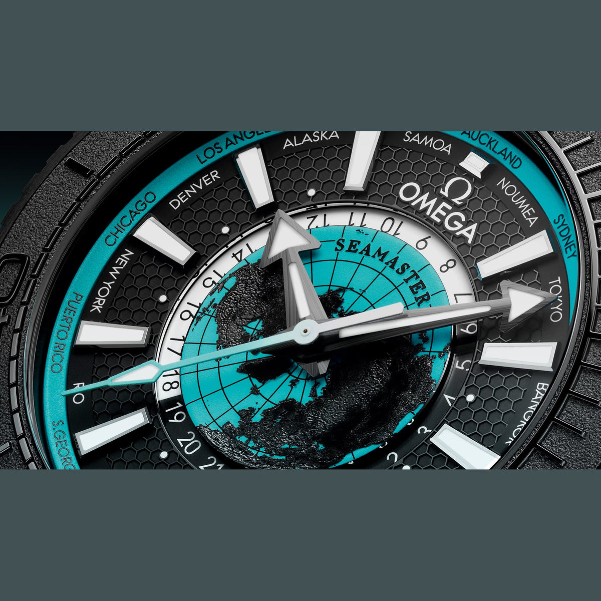 Omega 215.92.46.22.01.006 Seamaster Planet Ocean 600M Worldtimer