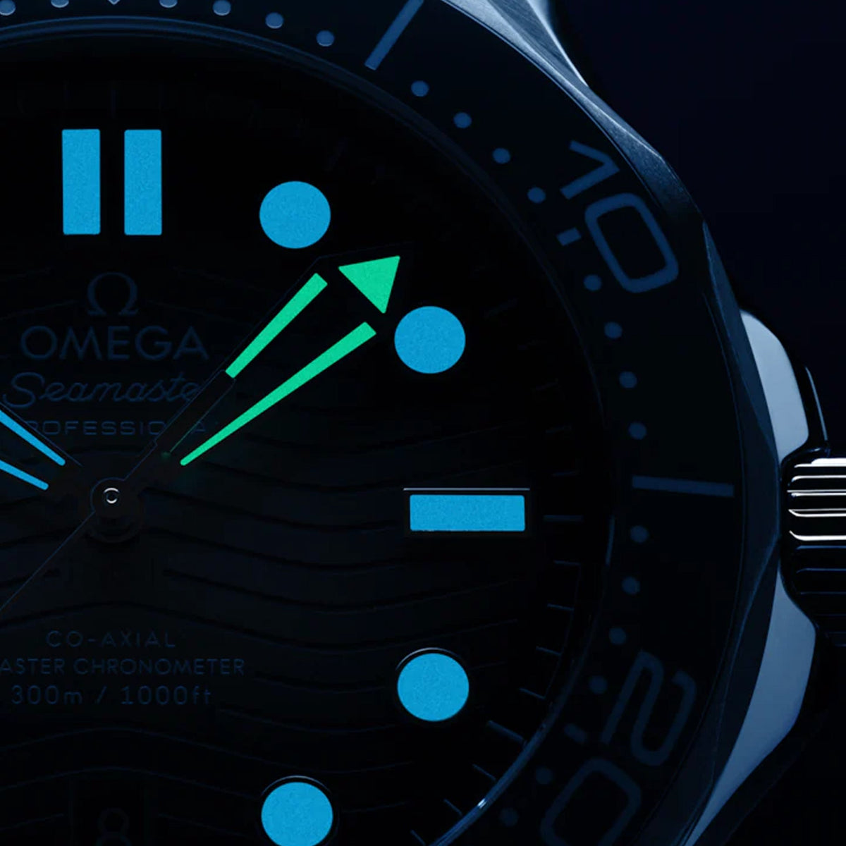 Omega 210.32.42.20.03.002 Seamaster Diver 300M Summer Blue on Strap