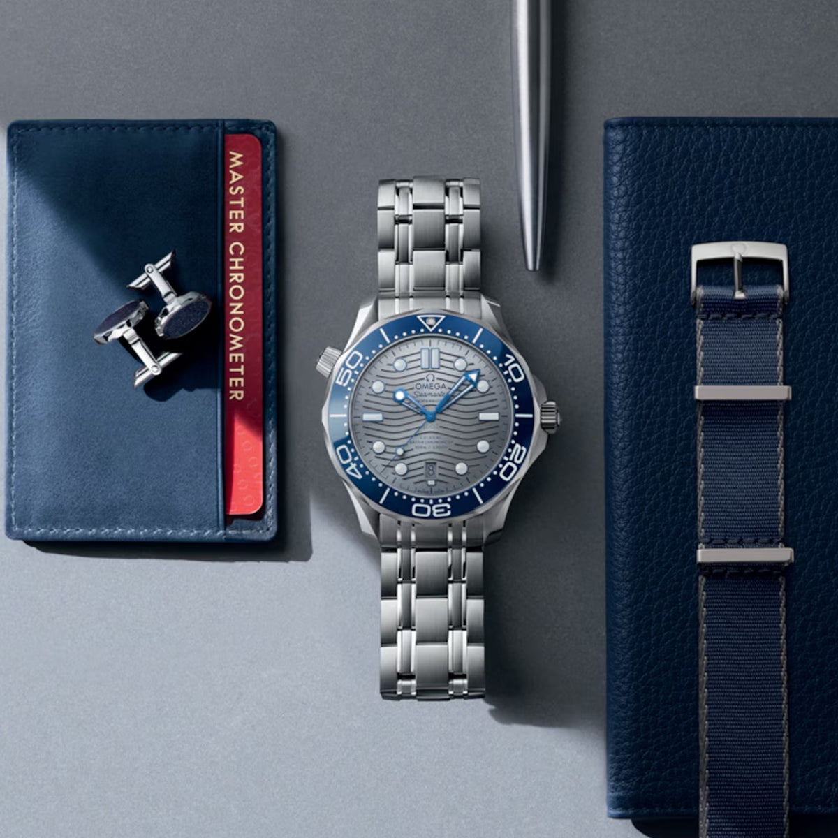 Omega Seamaster Diver 300M Co-Axial Master Chronometer on Bracelet 210.30.42.20.06.001