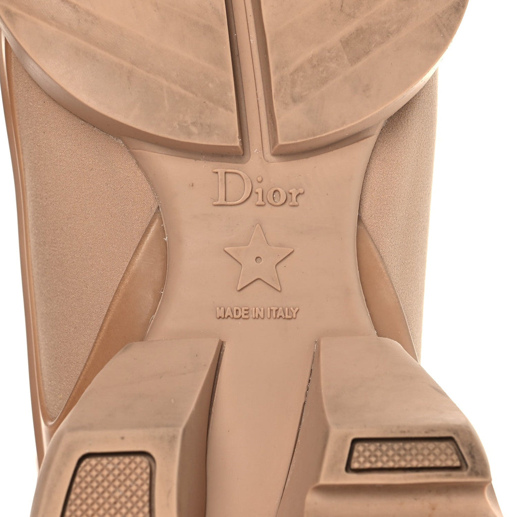 Neoprene Rubber Womens D-Connect Sneakers 38.5 Nude