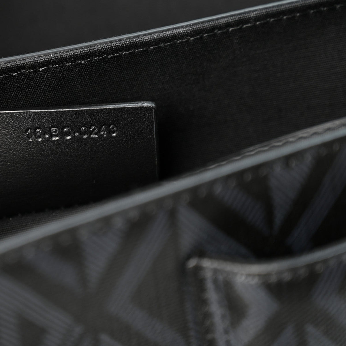 Coated Canvas CD Diamond Hit The Road Bag Black