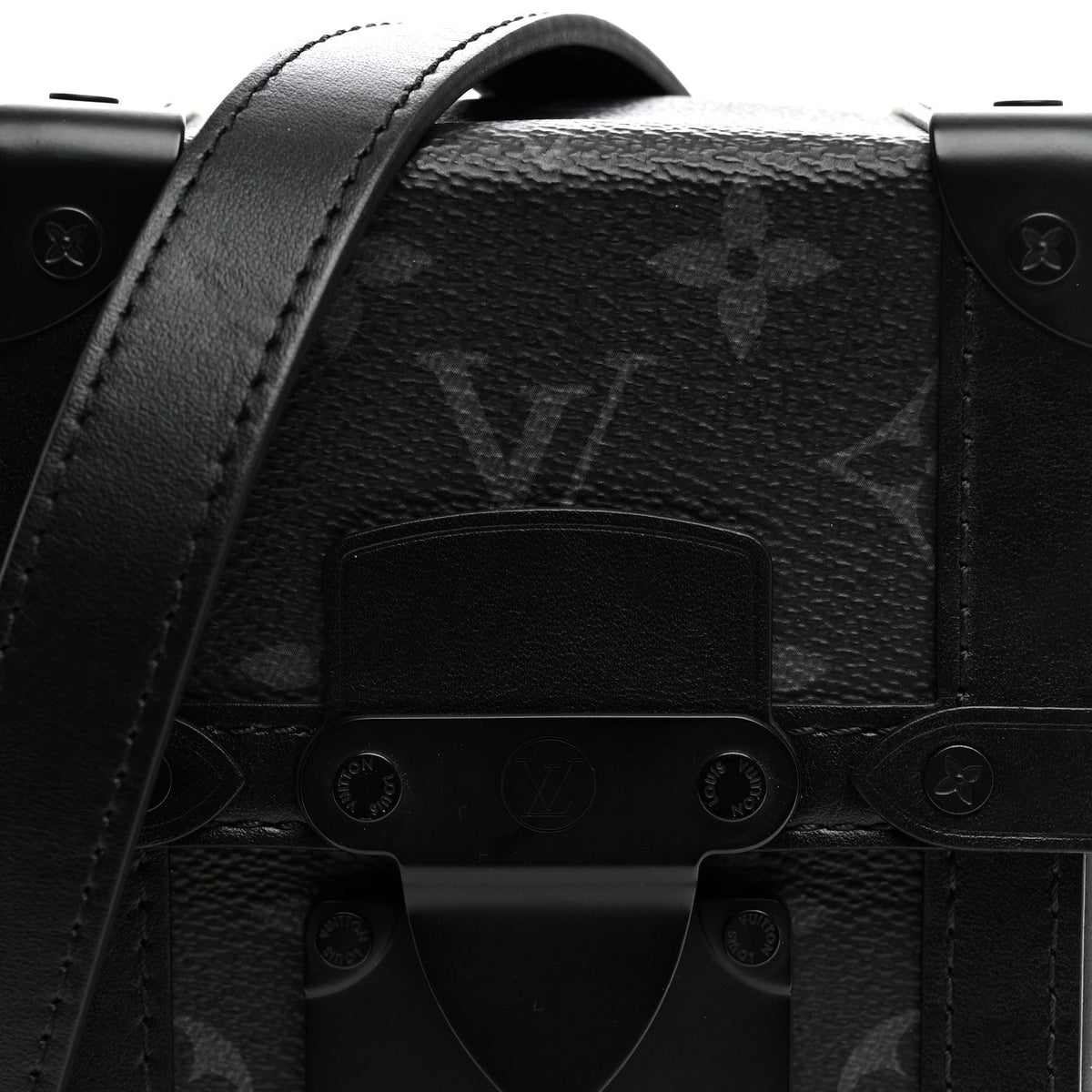 Monogram Eclipse Vertical Trunk Wearable Wallet Black