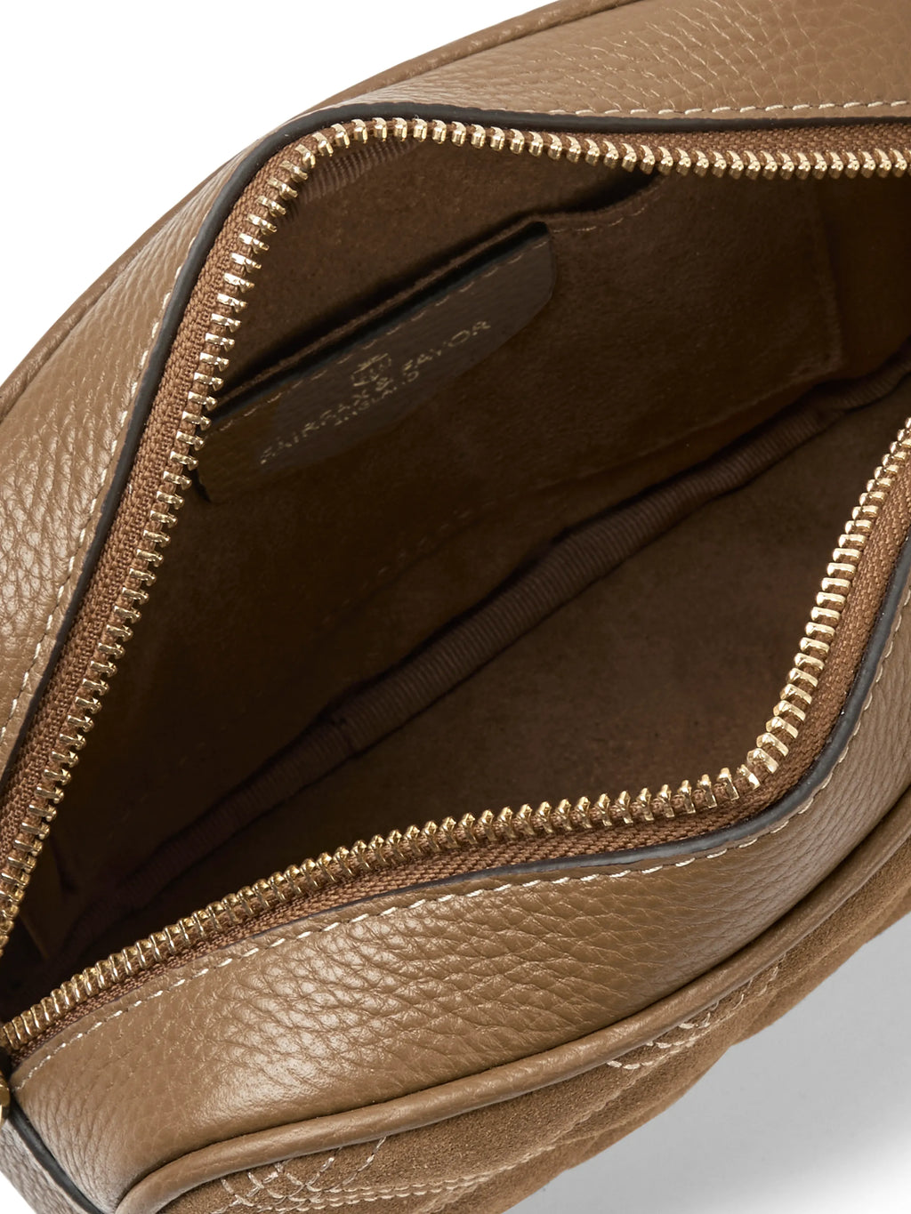 Farnham - Quilted Tan Suede