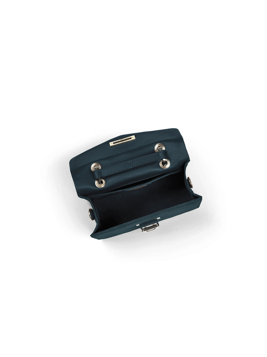 Loxley Mini Cross Body Bag - Teal Suede