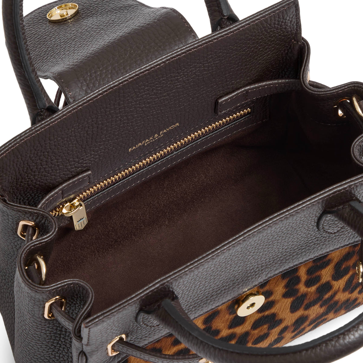 Mini Windsor Handbag - Leopard Haircalf