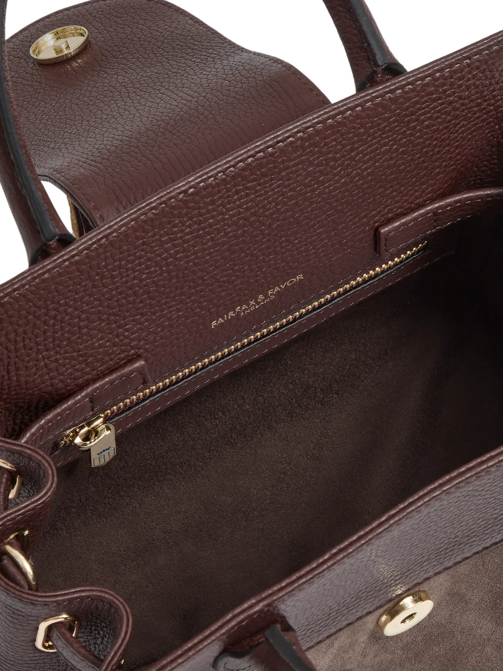 Mini Windsor - Port and Deep Taupe Suede (Stockist Exclusive)