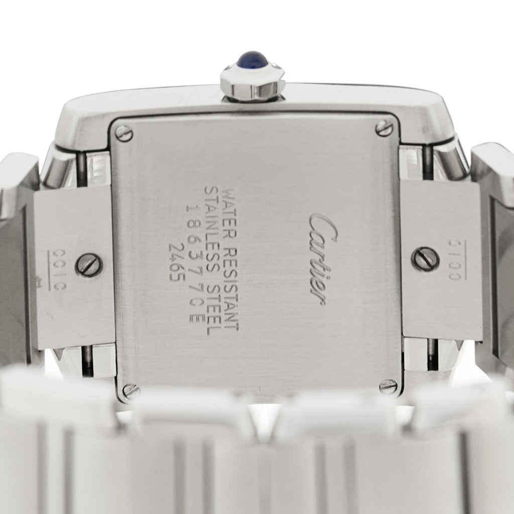 Stainless Steel 25mm Tank Francaise Quartz Watch
