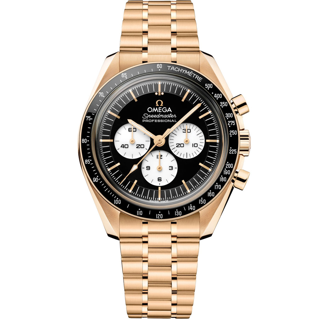 Omega Speedmaster Moonwatch Professional "Reverse Panda" Dial Moonshine Gold 310.60.42.50.01.002