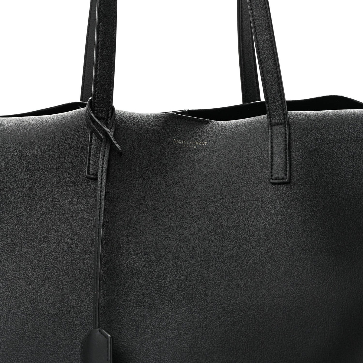 Calfskin Large Shopping Tote Black