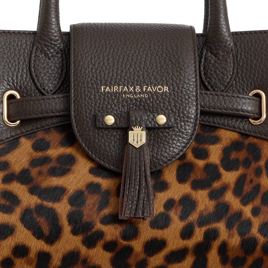 Mini Windsor Handbag - Leopard Haircalf