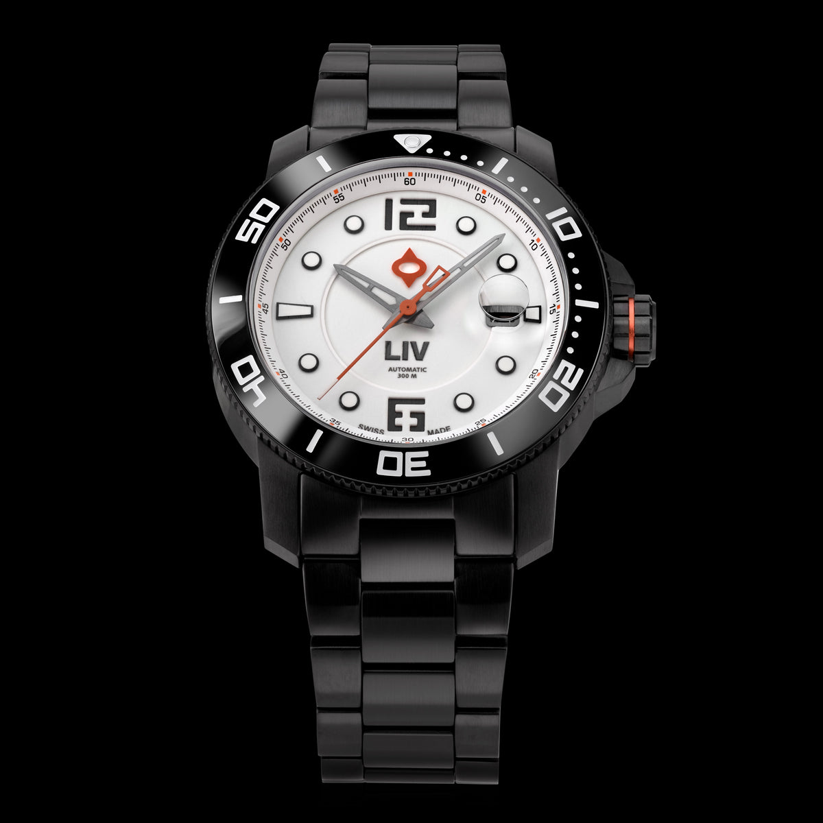 GX-Diver's 44mm Black Full Lume