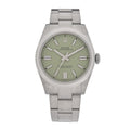 Stainless Steel 41mm Oyster Perpetual Watch Pistachio 134300