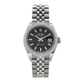 Stainless Steel 28mm Oyster Perpetual Datejust Watch Dark Grey 279160