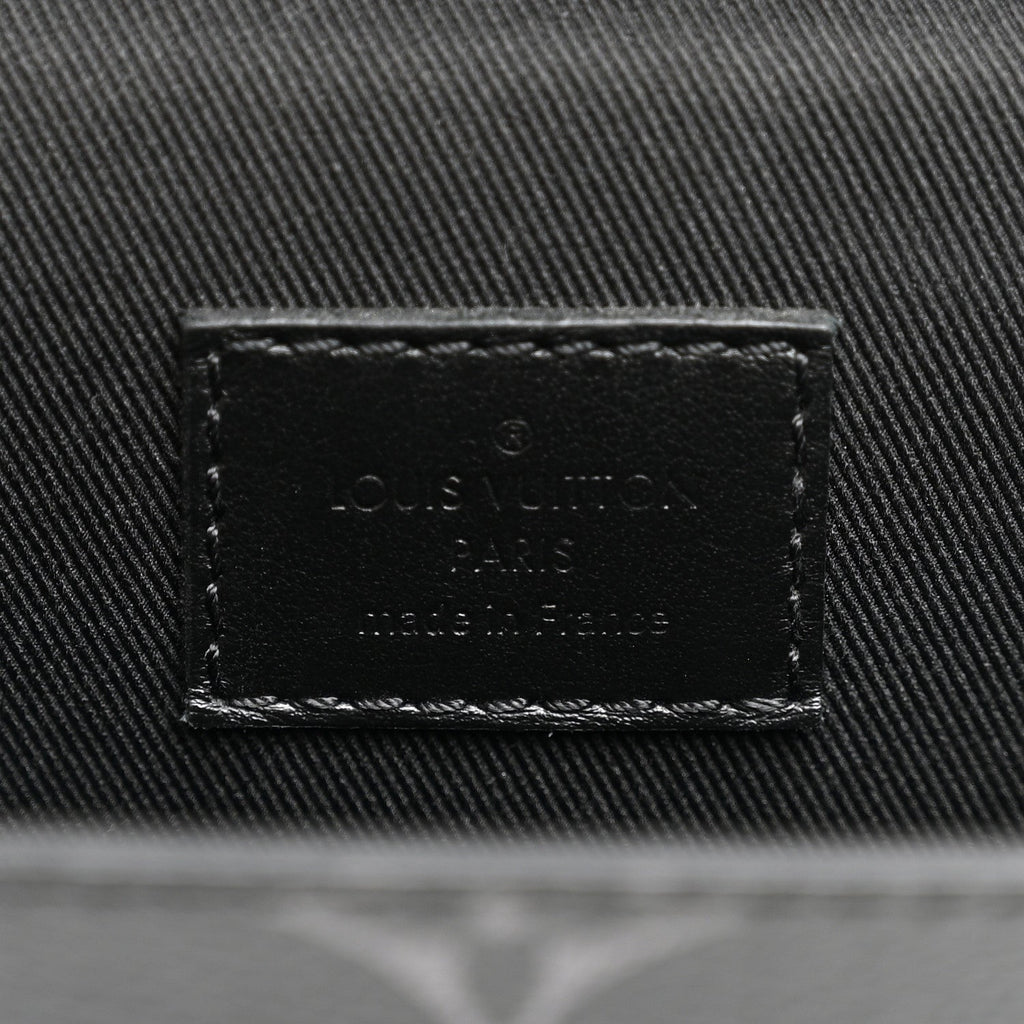 Monogram Eclipse Vertical Trunk Wearable Wallet Black