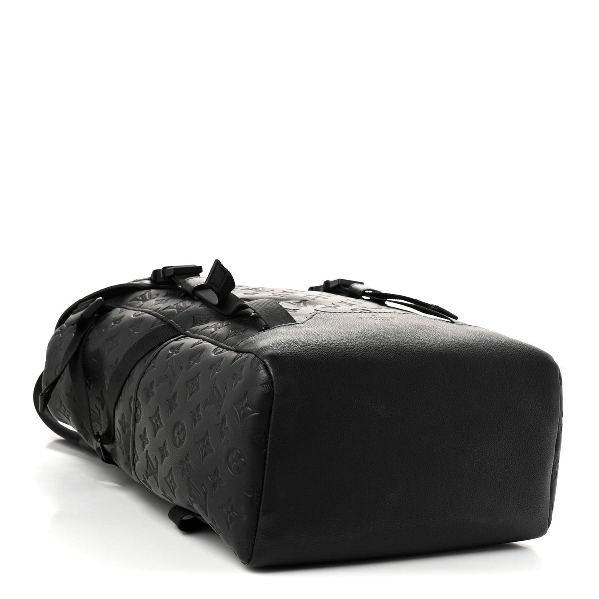 Calfskin Monogram Shadow Getaway Backpack Black