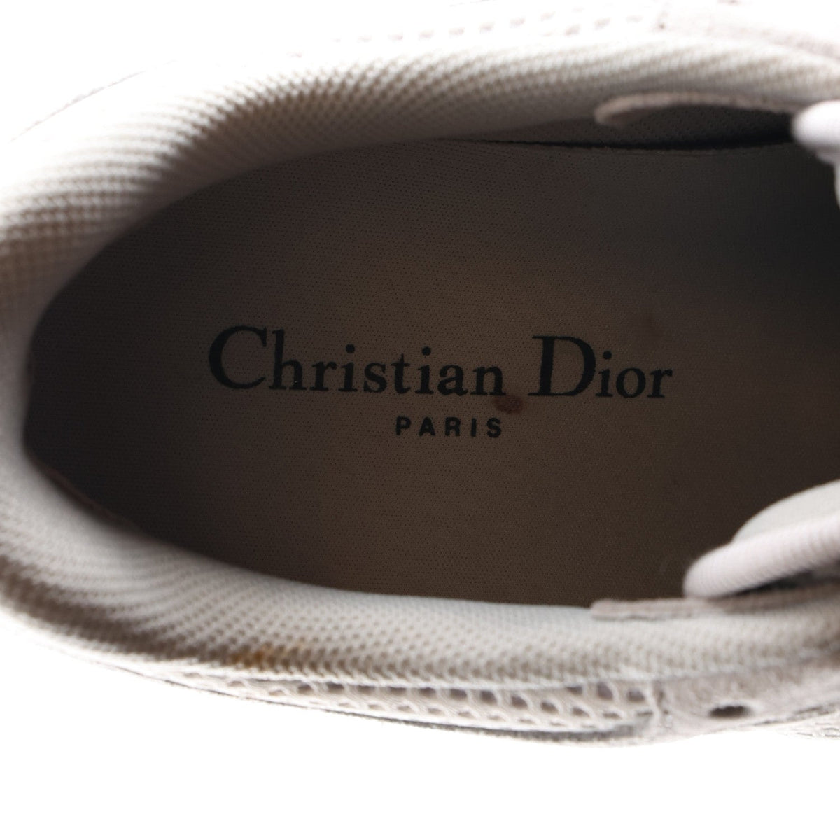 Technical Mesh Suede Dior Chrono Sneakers 38.5 Grey