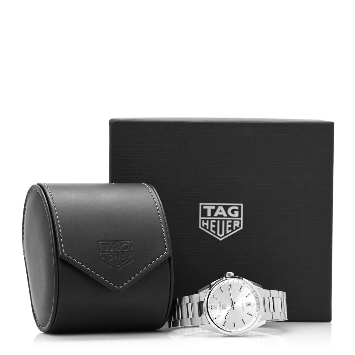 Stainless Steel 39mm Carrera Caliber 5 Automatic Watch Silver WBN2111