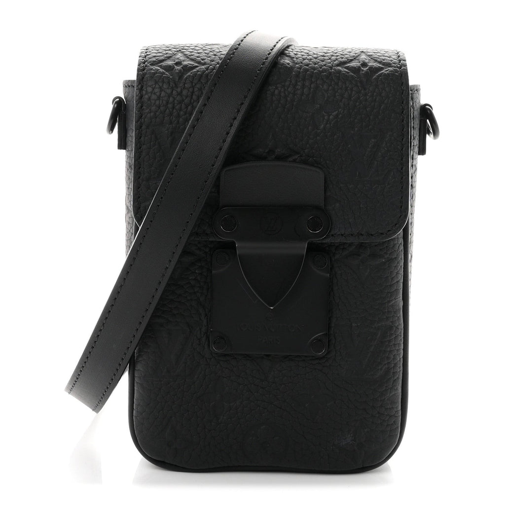 Taurillon Monogram S Lock Wearable Wallet Black