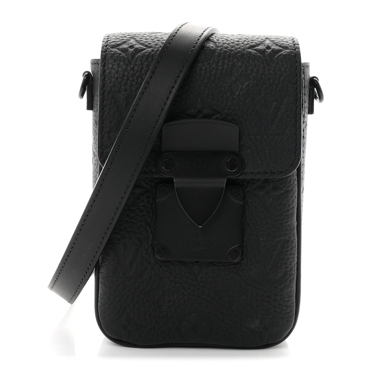 Taurillon Monogram S Lock Wearable Wallet Black