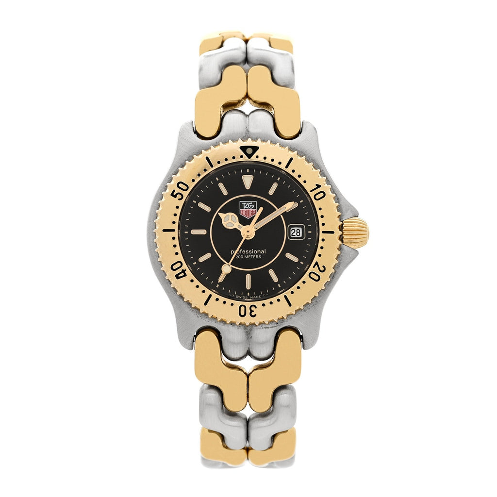 Stainless Steel 27mm Professional Quartz Watch Black WG1325