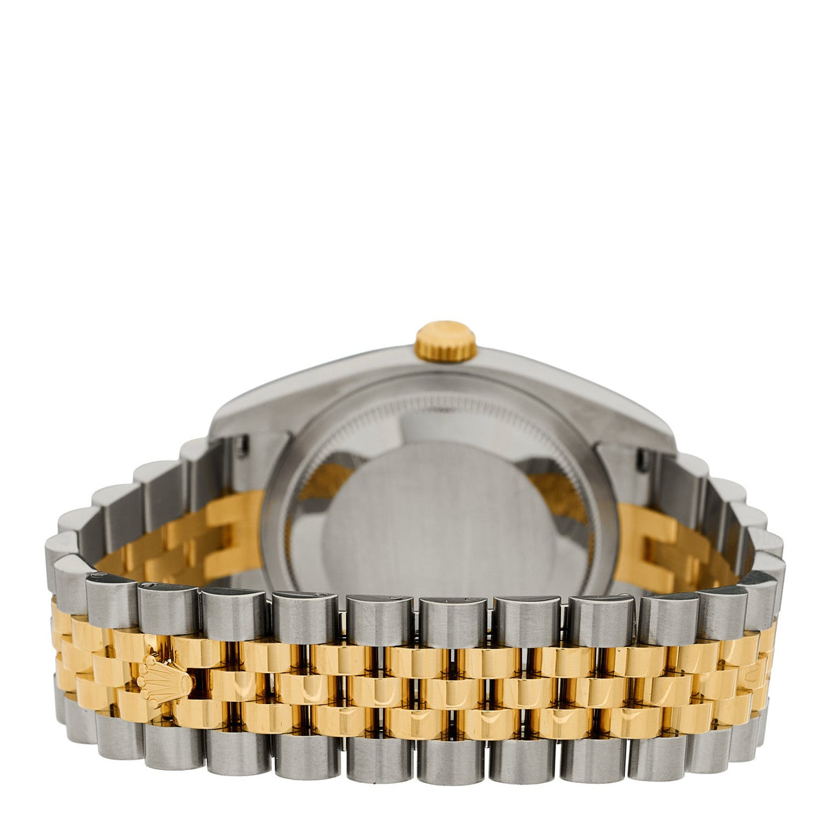 Stainless Steel 18K Yellow Gold 36mm Oyster Perpetual Datejust Watch Silver 116233