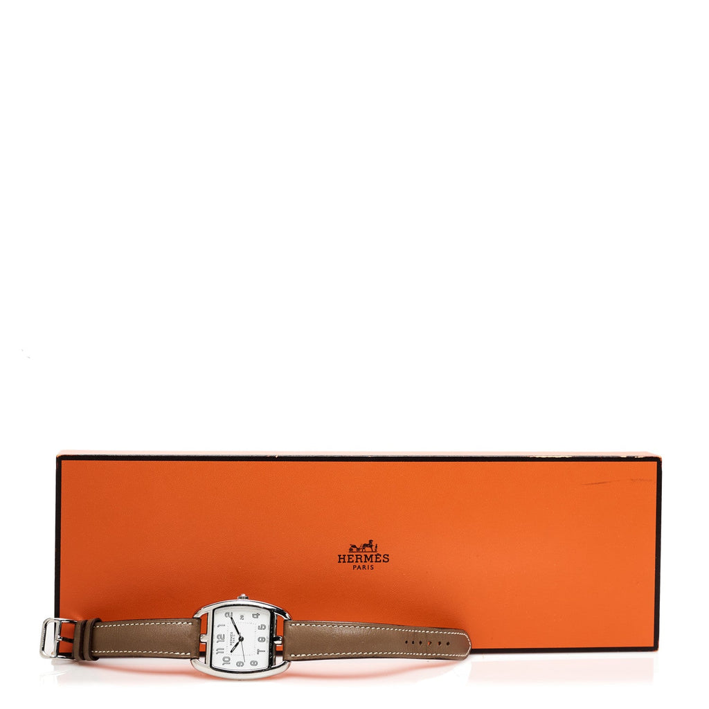 Stainless Steel Swift 33mm Cape Cod Tonneau Quartz Watch Etoupe