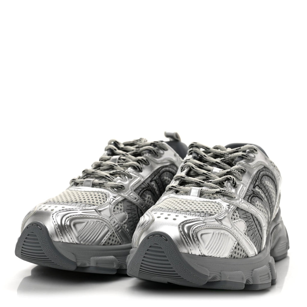 Technical Mesh Dior Chrono Sneakers 38.5 Silver