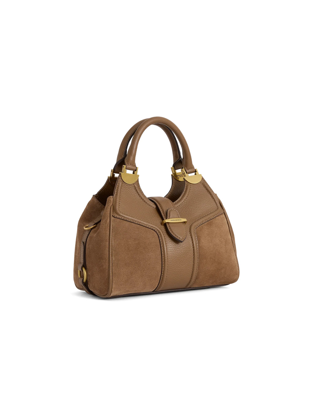 Mini Aviemore Handbag - Tan Suede
