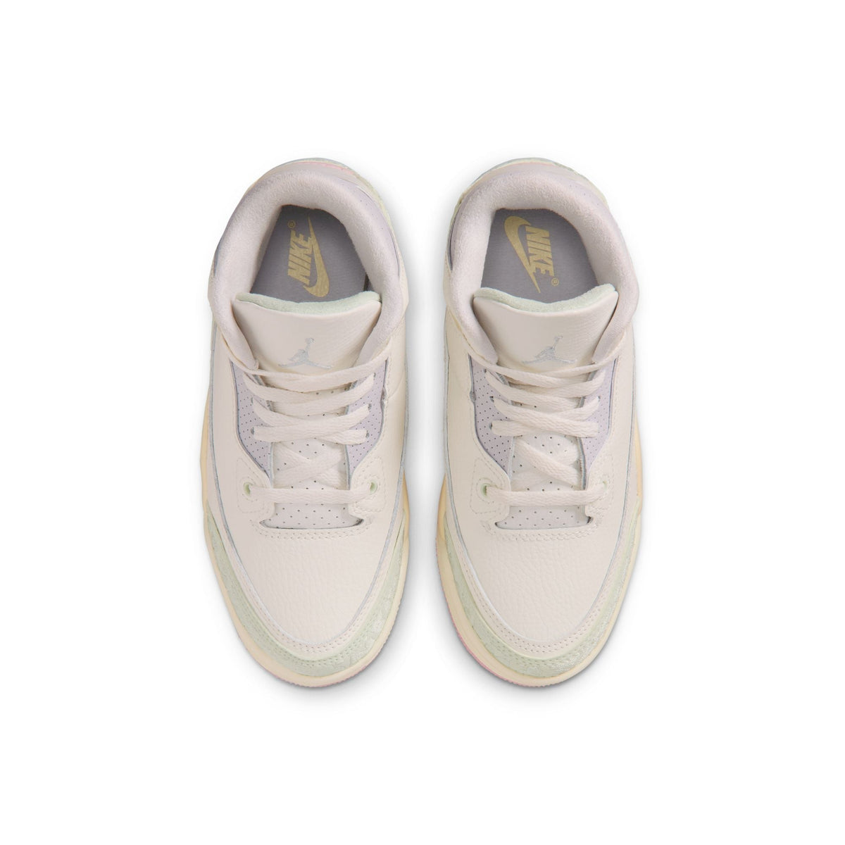 Air Jordan 3 Retro "Sail and Jade Aura" - Preschool