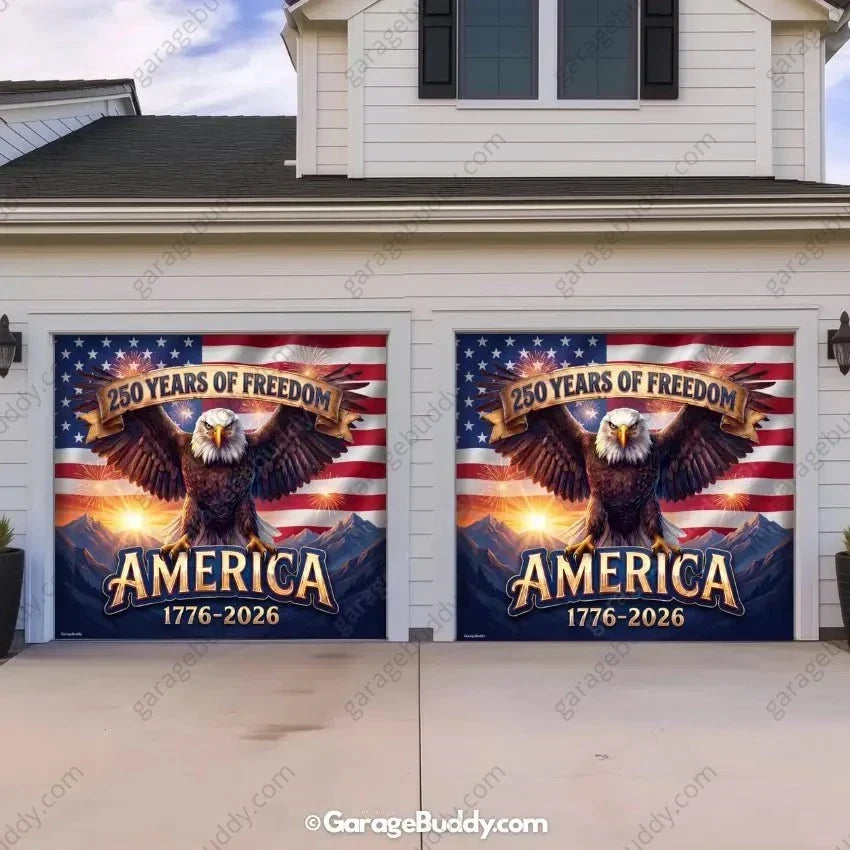 America’s 250th Anniversary | Patriotic Garage Door Cover