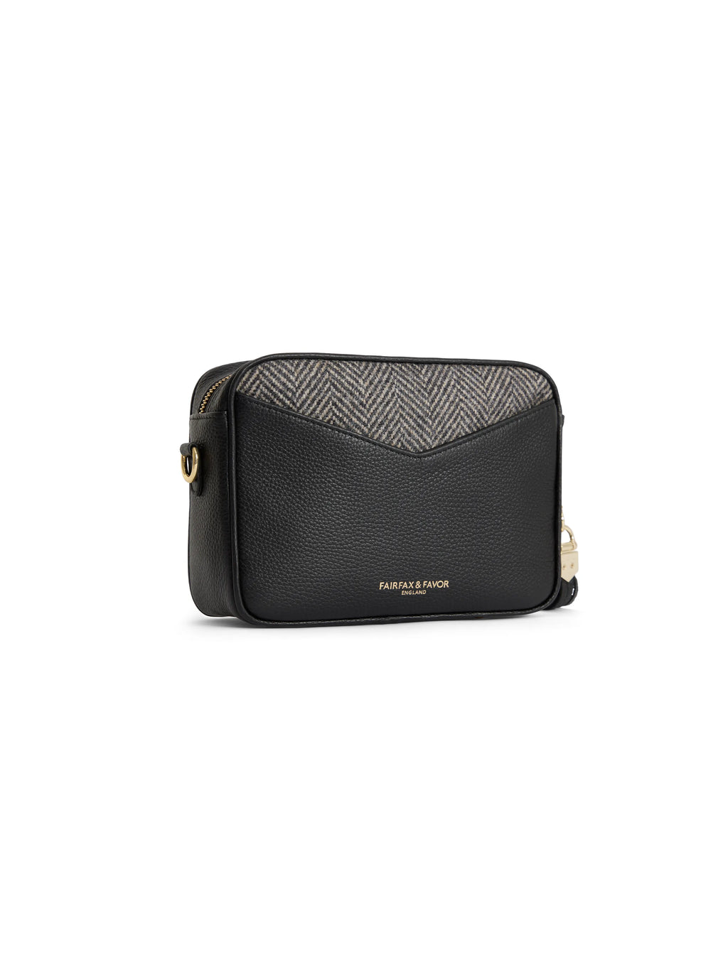 Finsbury - Herringbone Black Leather